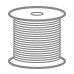 <p>rope available<br /> on a spool</p> 
